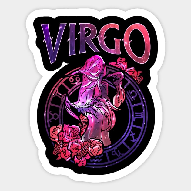 Virgo Birthday Horoscope Sticker by EPDesignStudio